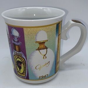 Vintage Avon Commemorative Coffee Mug Cup 1998 Perfume Bottle Theme